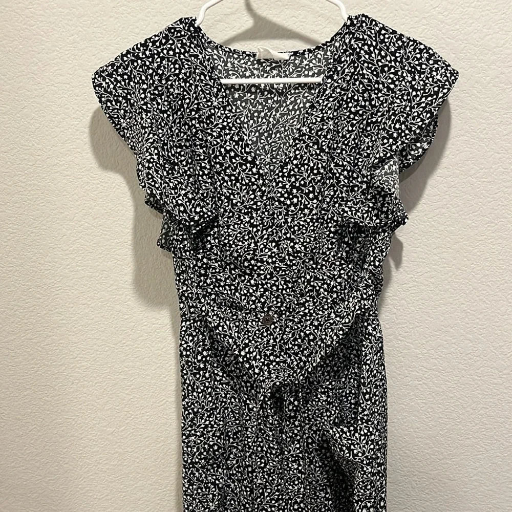 Sienna Sky Women’s medium button down dress Midi Spring style - Picture 2 of 5